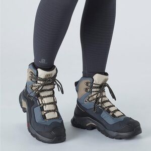 Salomon Quest Element GTX Ebony Rainy Day Stormy Weather Trail Boots